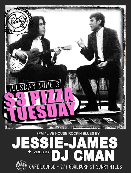 TUESDAY 3RD JUNE - JESSIE JAMES + DJ CMAN
